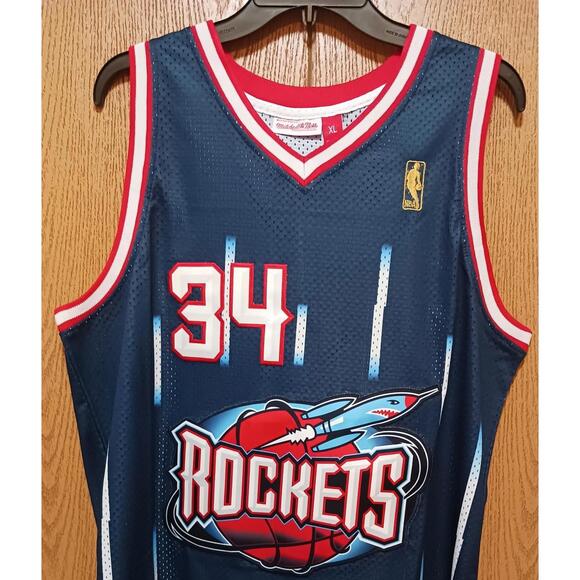 Hakeem Olajuwon (Mitch/Ness)-(Rockets)-(Size:XL)-$100 - Picture 3 of 9